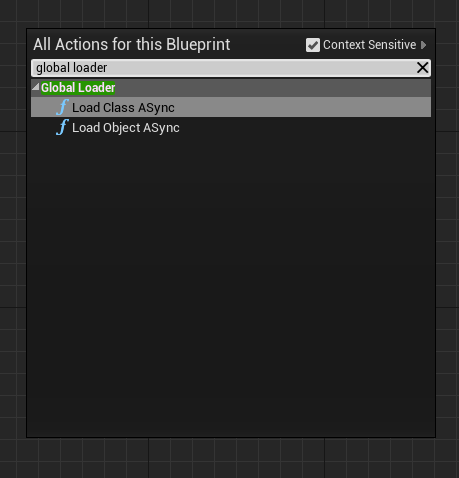 GlobalLoader Blueprint Library
